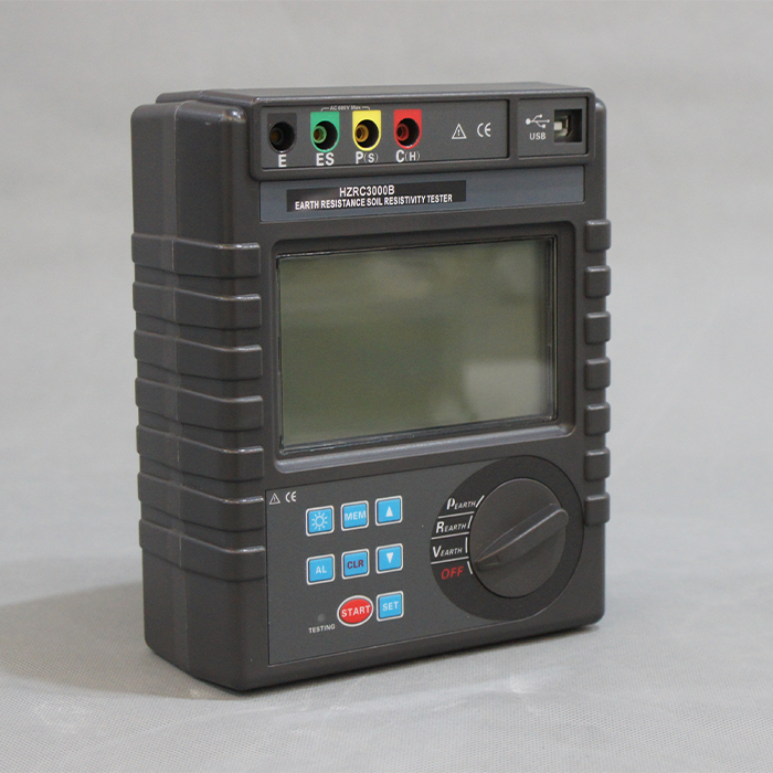 HZRC3000B 接地電阻/土壤電阻率測試儀
